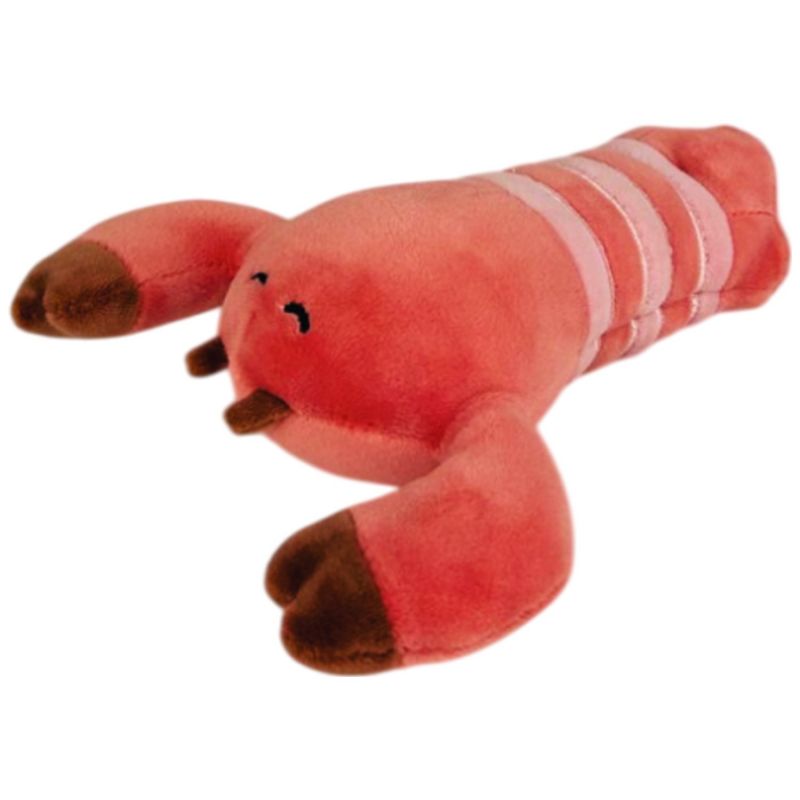 Image d'ambiance de présentation du produit Porte-clé peluche Nemu Nemu Robusto le Homard (14 cm) - Trousselier